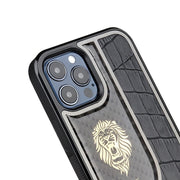 Genuine Leather Carbon Fiber Case For iPhone