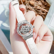 New Diamond Pentacle rotates Wristwatch For Female