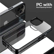 Electroplating Transparent Bumper Case For iPhone