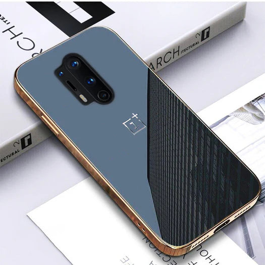 Glass Prism Design With logo Case For OnePlus