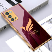 Gold Edge Design With logo Case For Samsung S22,Note 20