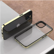 Electroplating Transparent Bumper Case For iPhone