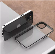 Electroplating Transparent Bumper Case For iPhone